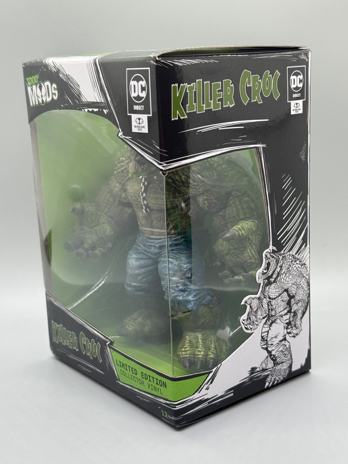 DC Direct Killer Todd’s Mods Killer Croc Vinyl Figure – 4.5&Prime; Scale Posed Figure