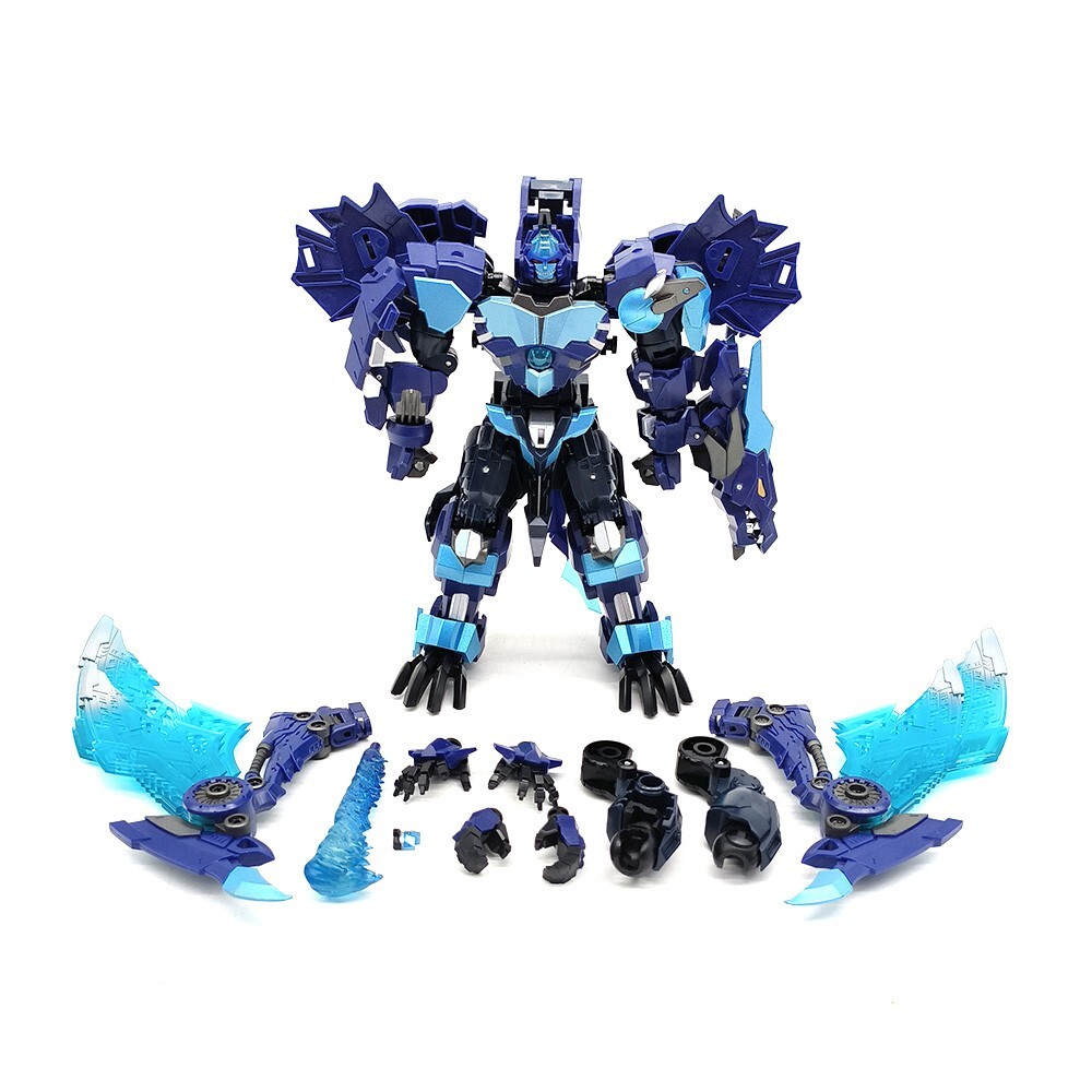 Jinbao 8871b Freeze Devil Blue Cold Dragon Action Figure Flame Red Dragon Model