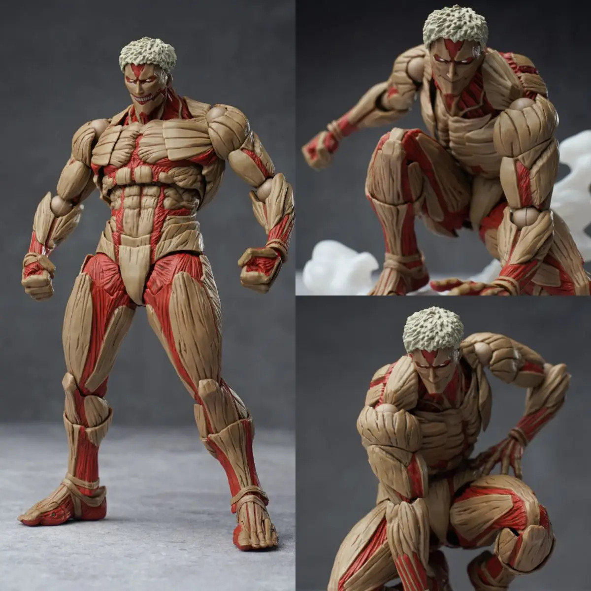 Kaiyodo Eren Jaeger Amazing Yamaguchi Armored Titan Figure Toy