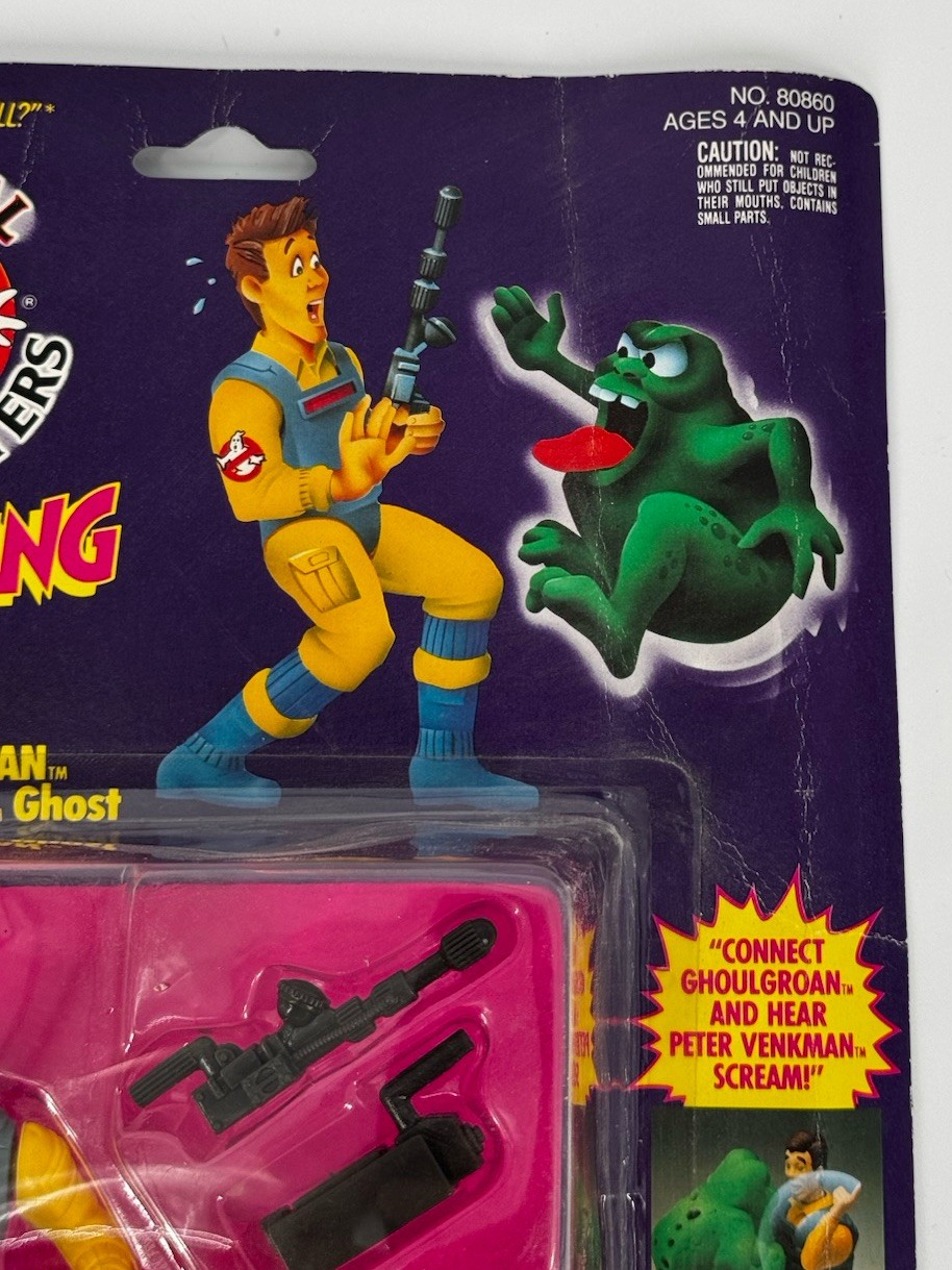 Kenner 1986 Real Ghostbusters Screaming Heroes Peter Venkman MOC 🔥👻 sealed