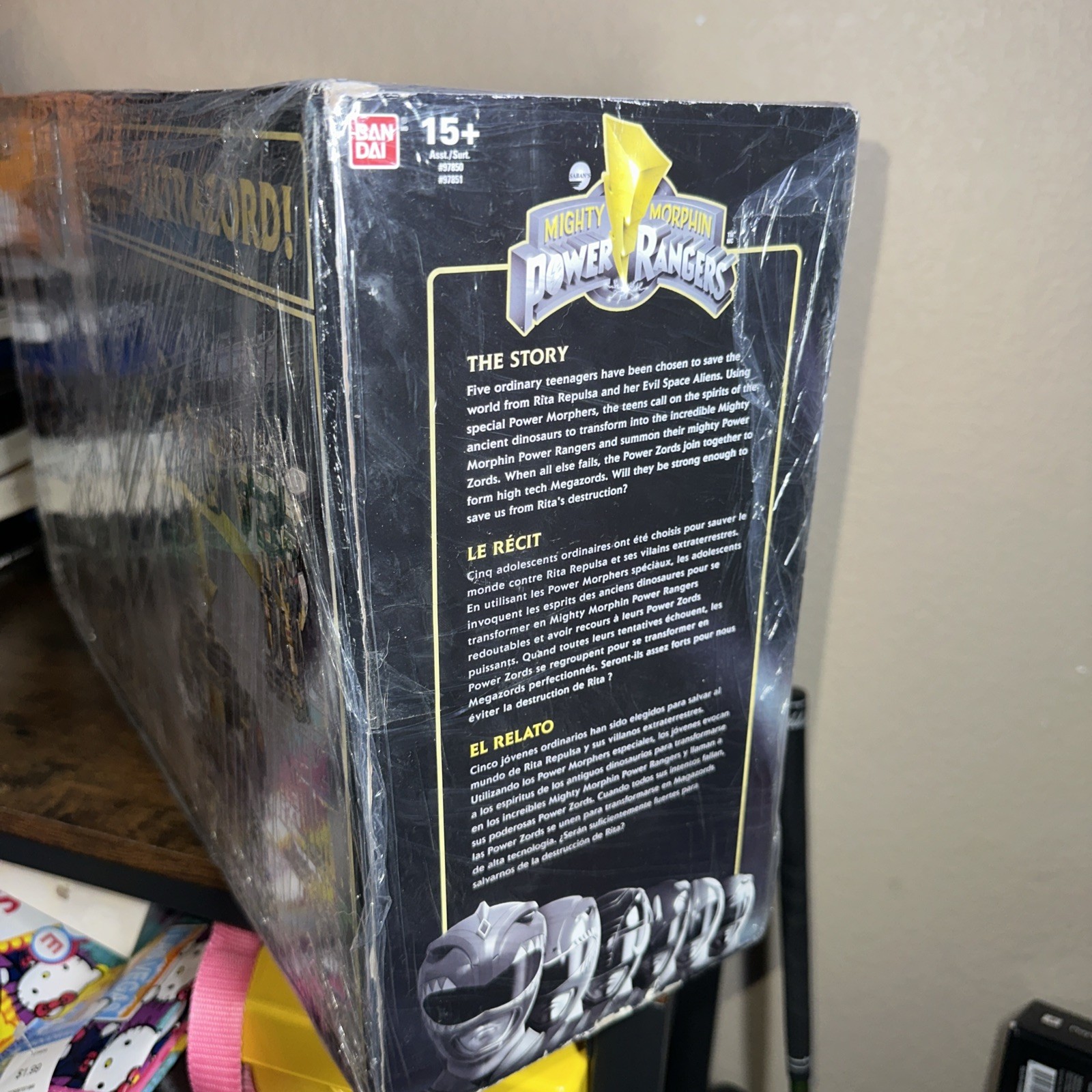 Mighty Morphin Power Rangers Legacy Titanus Carrier Zord Black Gold 2017