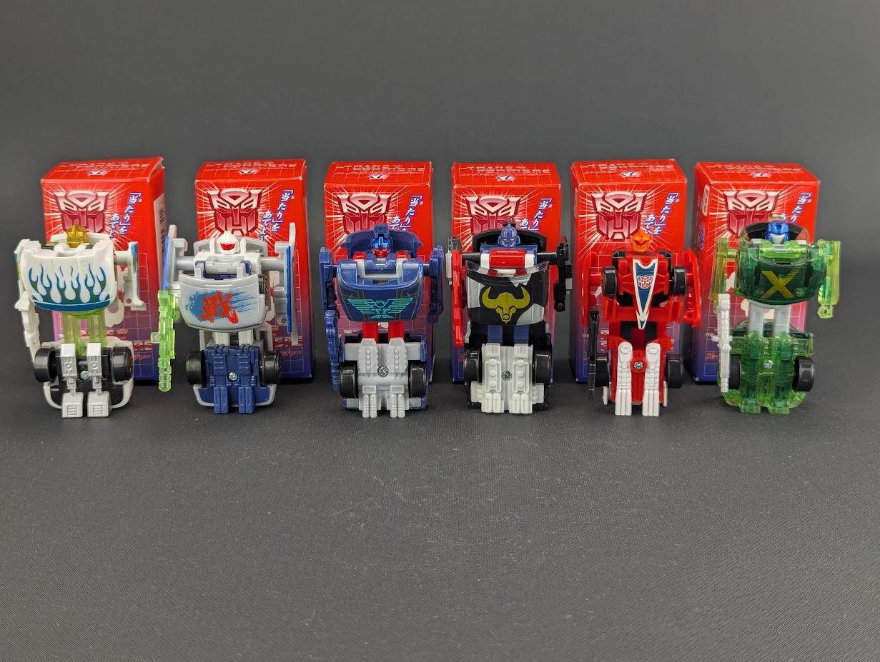 Transformers Car Robots Super Spychangers Set complete Takara RID 2001 Lottery