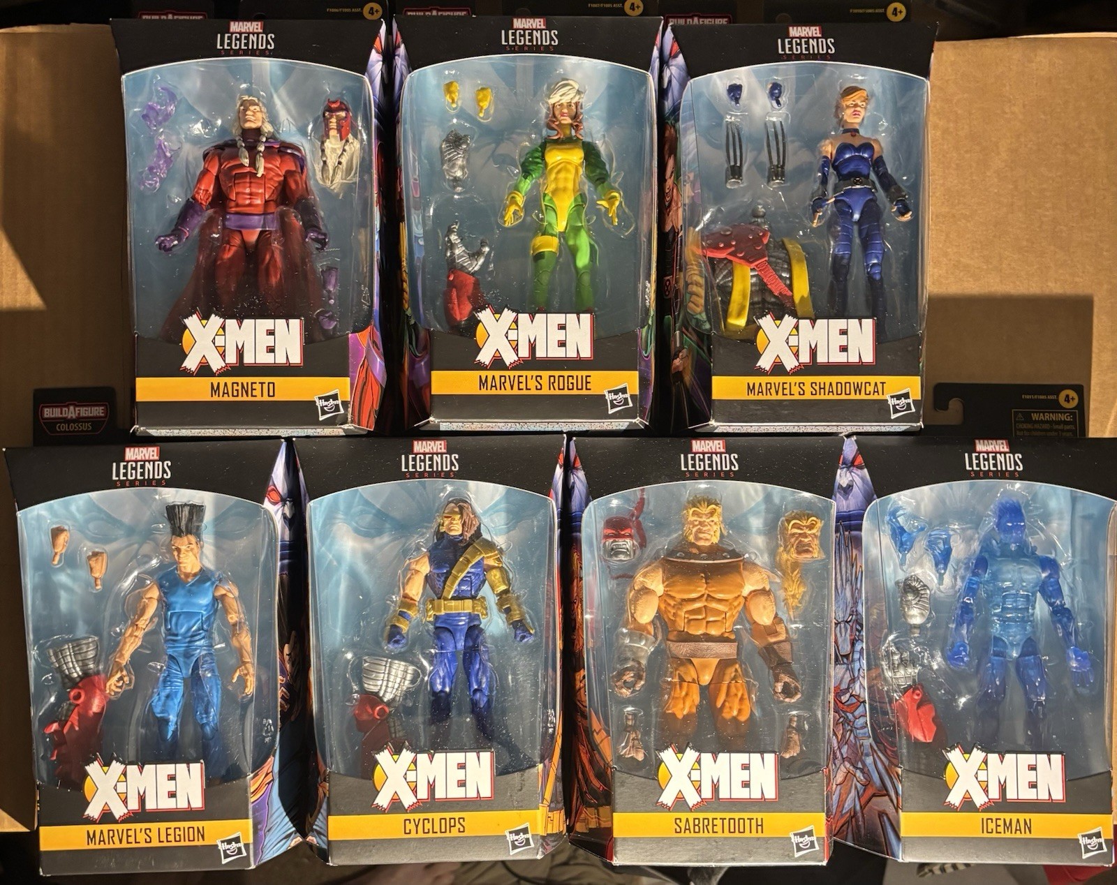 Complete COLOSSUS BAF! X-Men Age of Apocalypse Marvel Legends 7+1 Figures Set