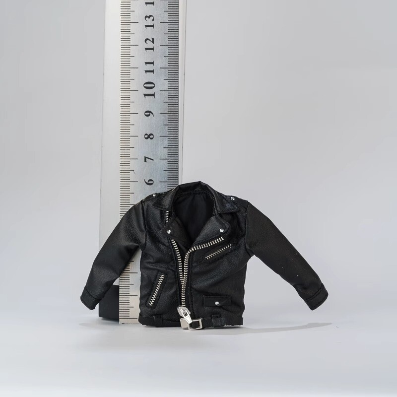 1/12 black Leather Jacket & pants set for 6&Prime; figure SHF Nota Mezco MixMax ❶USA❶