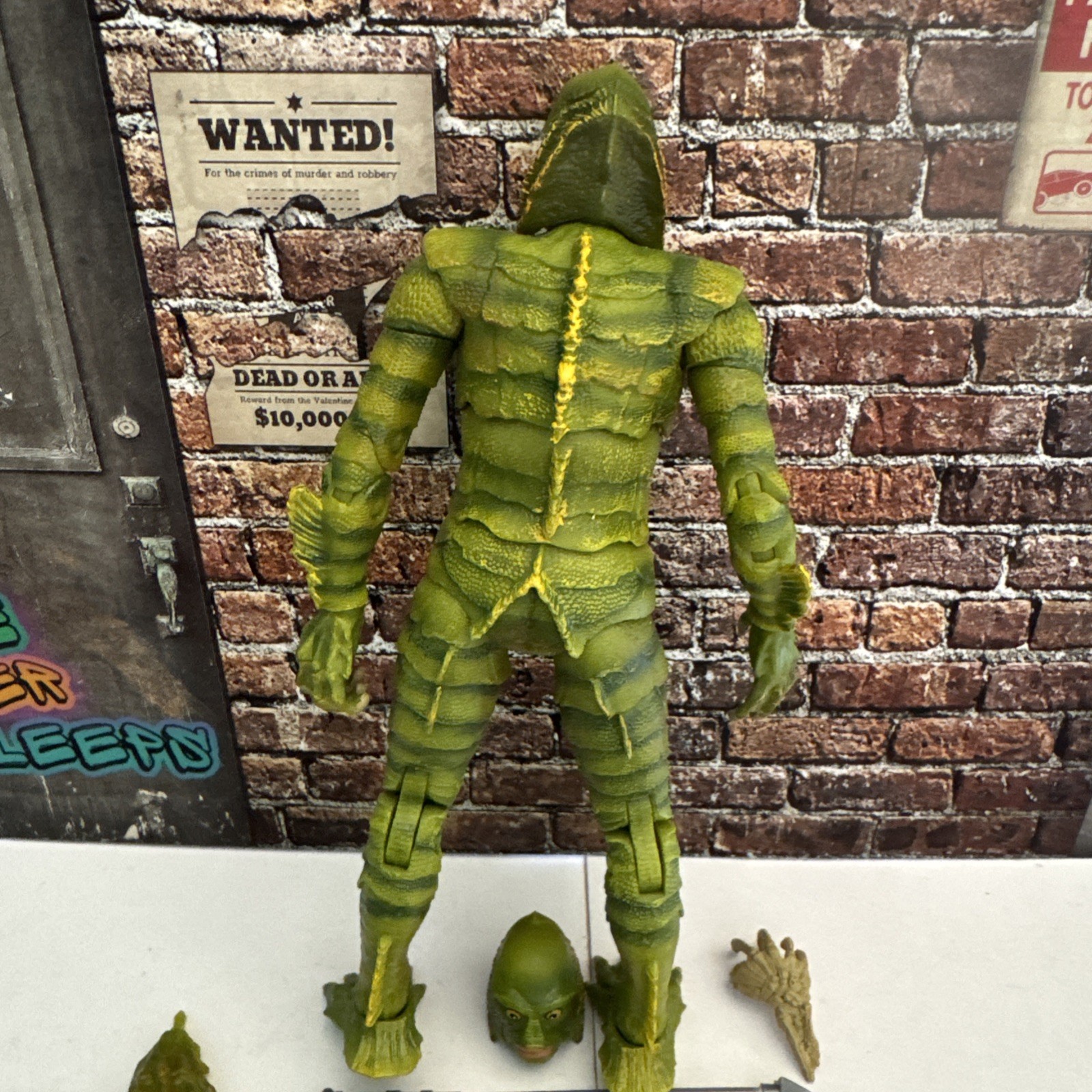 Jada Universal Monsters 7” Creature From The Black Lagoon Action Figure Complete