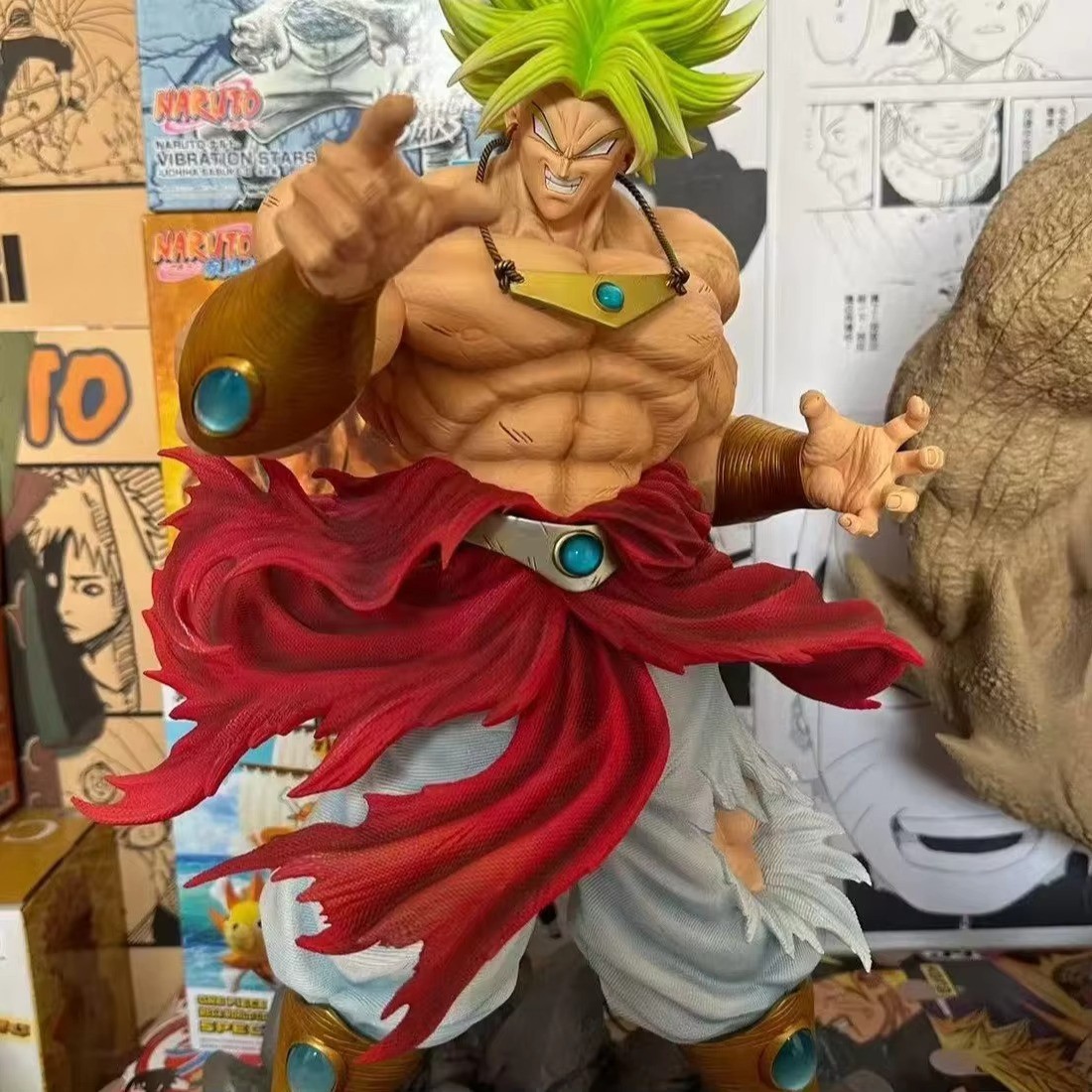 Dragon Ball Z Broly Figure SSJ3 Statue 20&Prime; Huge 1/6 Scale PVC Action Figure Mode