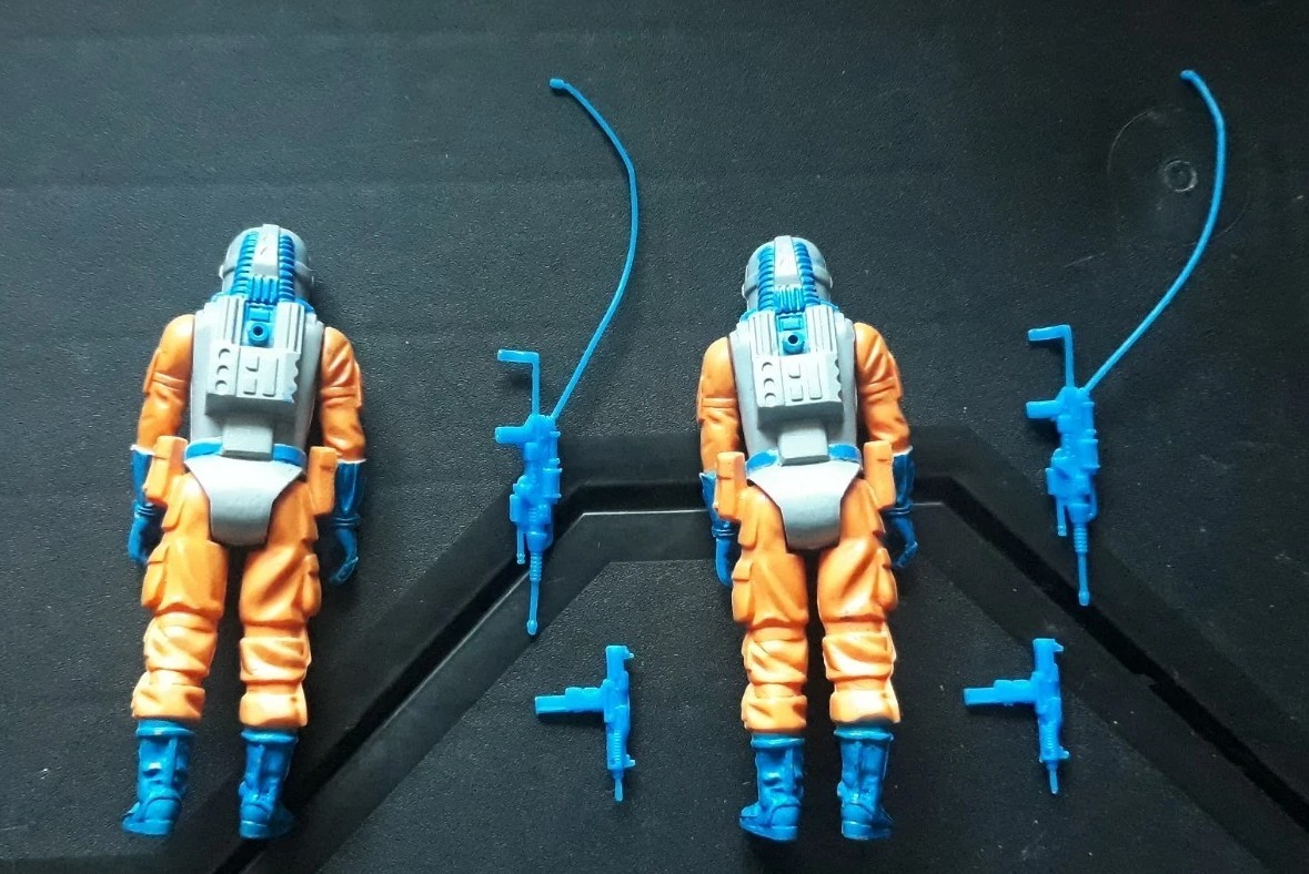 Palitoy Action Force Space Force Security Trooper Lot Of 2