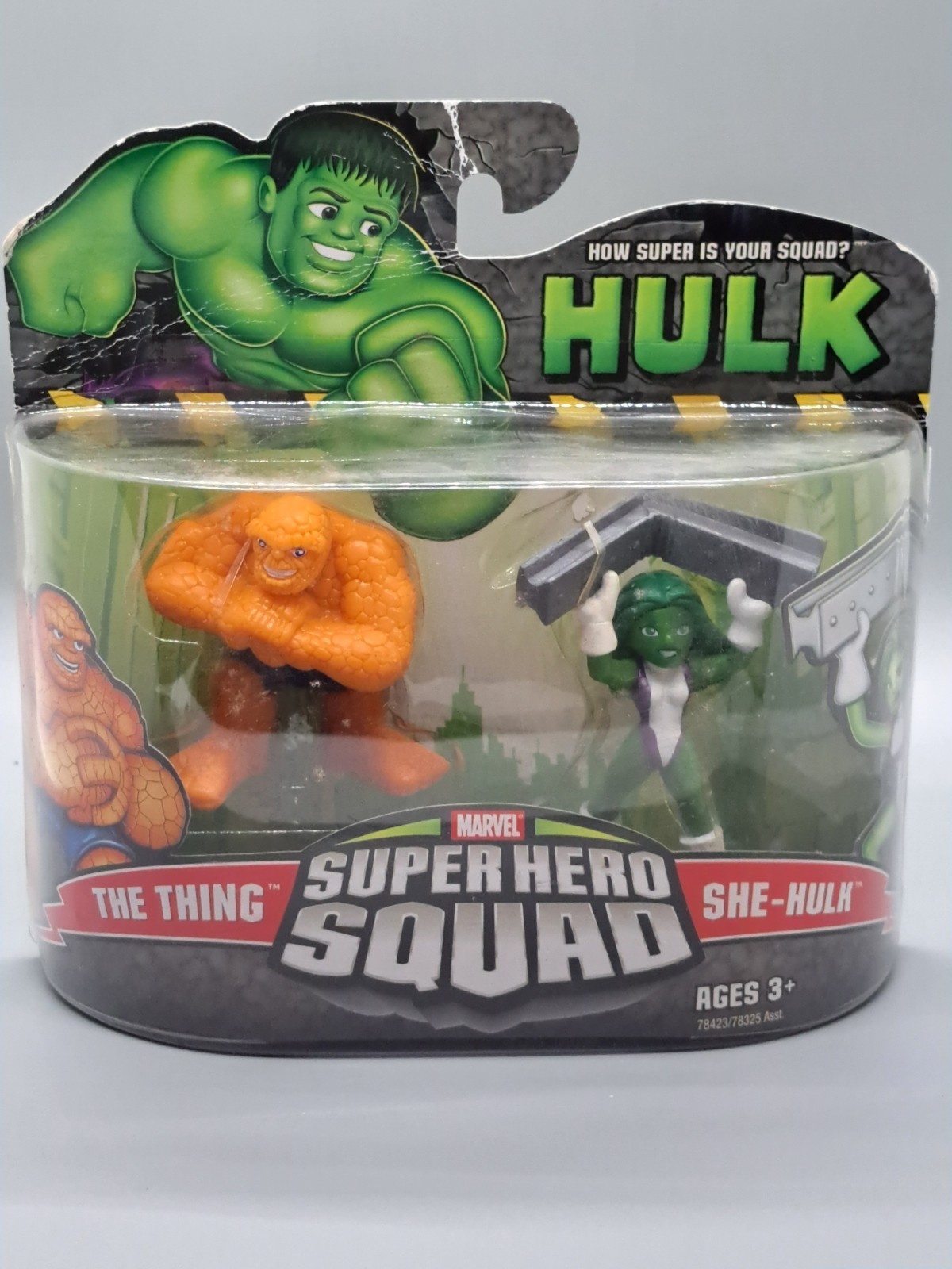Hasbro Marvel Super Hero Squad The Thing & She-Hulk Figure Set Age 3+ 2007