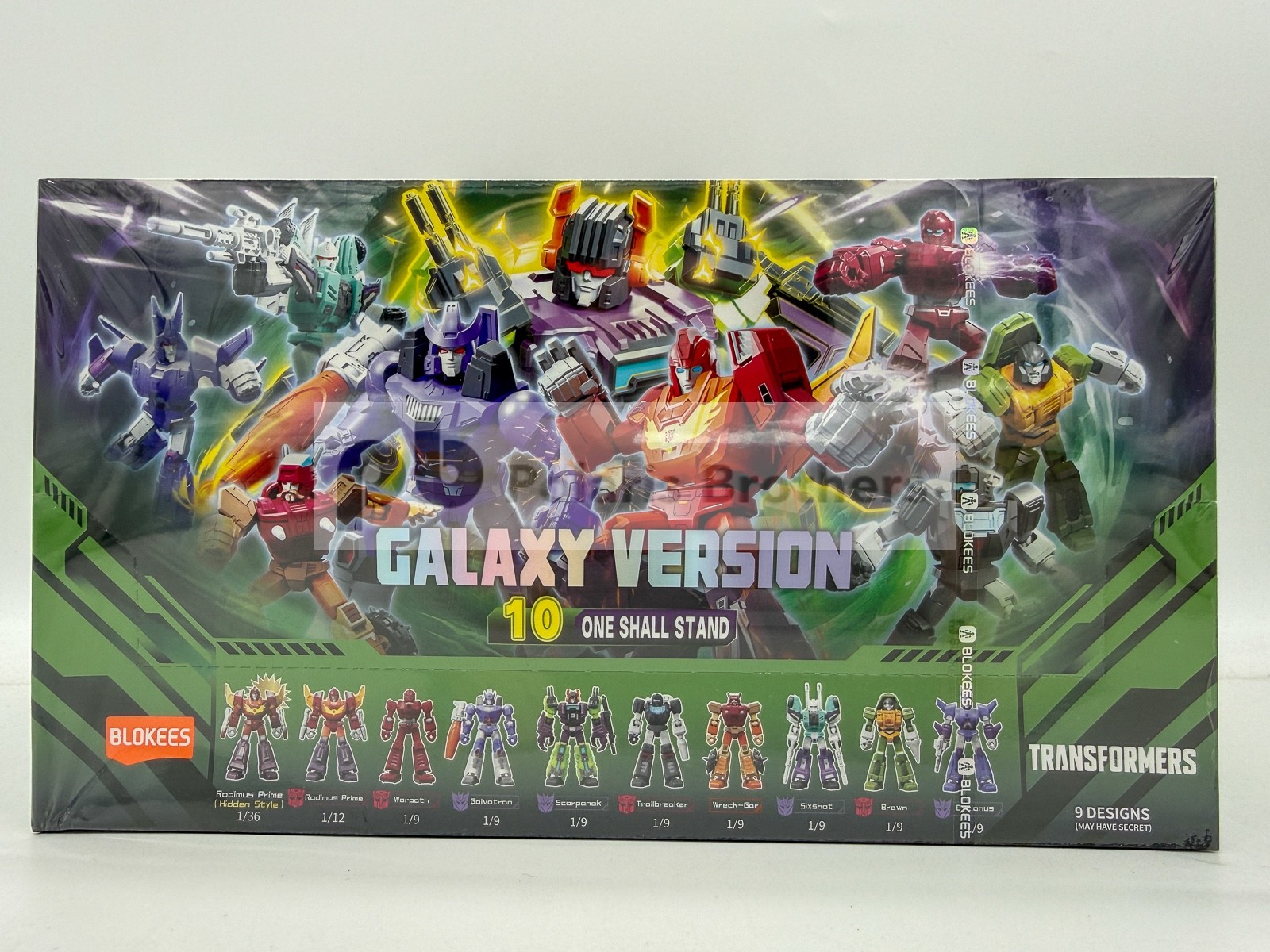 Blokees Transformers Galaxy Version 10 One Shall Stand Sealed Set of 9 Boxes