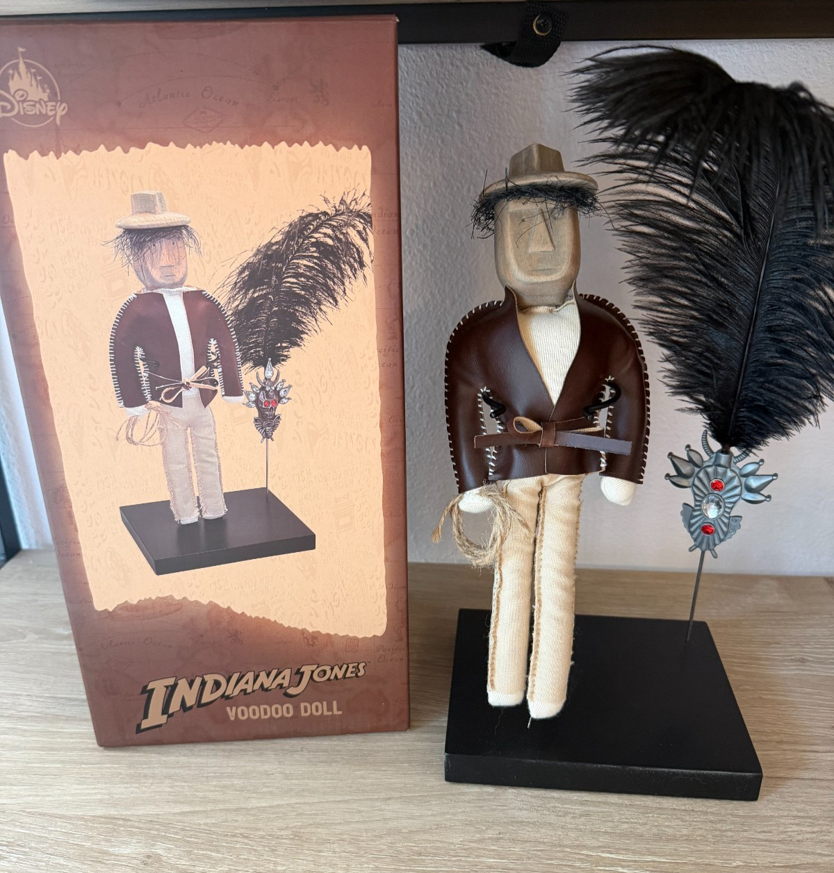 2022 Disney Indiana Jones Voodoo Doll Temple of Doom Prop Replica w/box