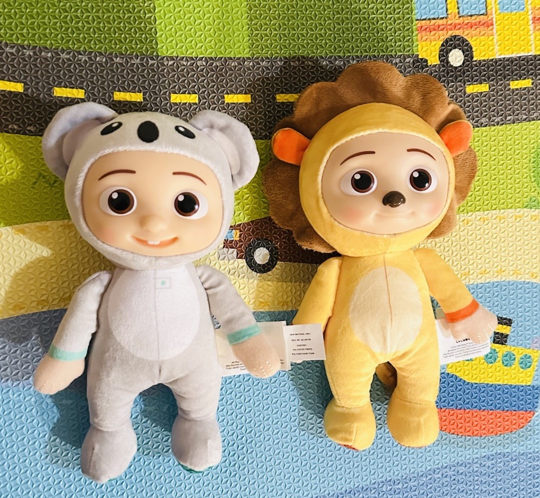 Cocomelon JJ Koala and Lion Doll 8” Plushies