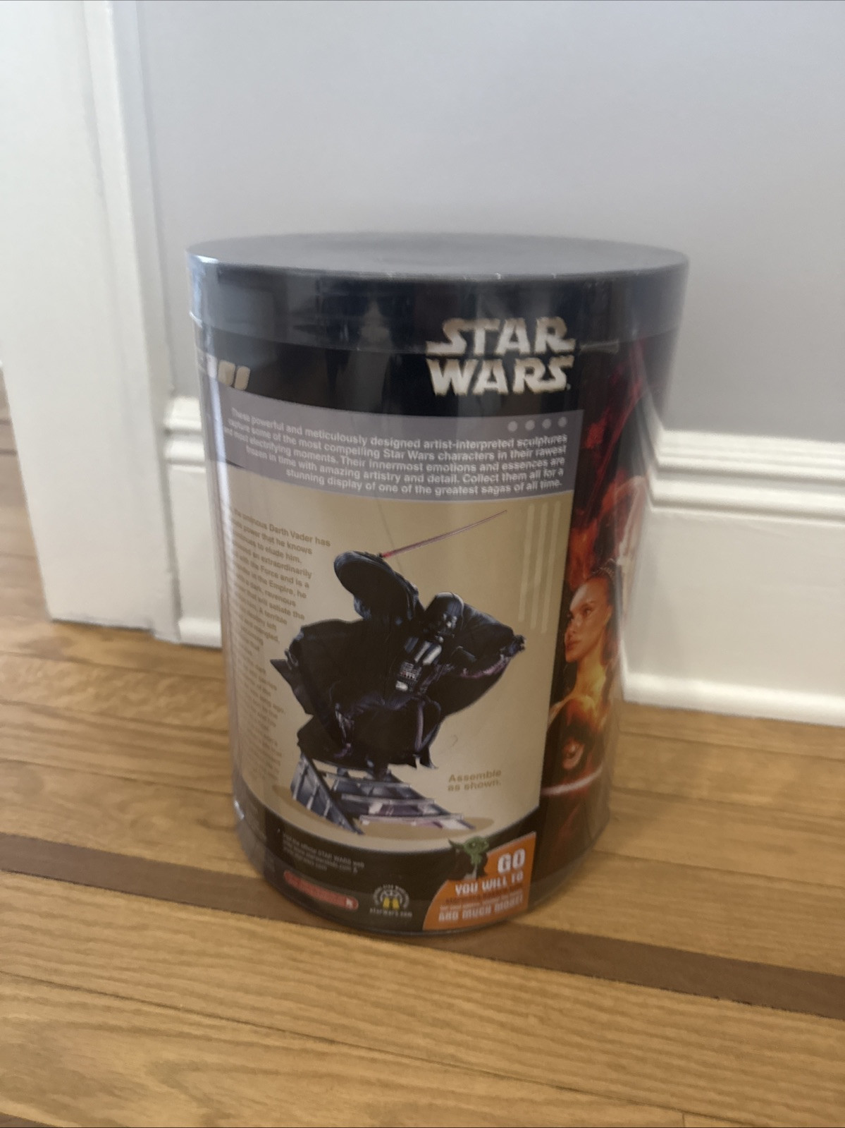2005 Star Wars Unleashed DARTH VADER Action Figure Tube Shell New