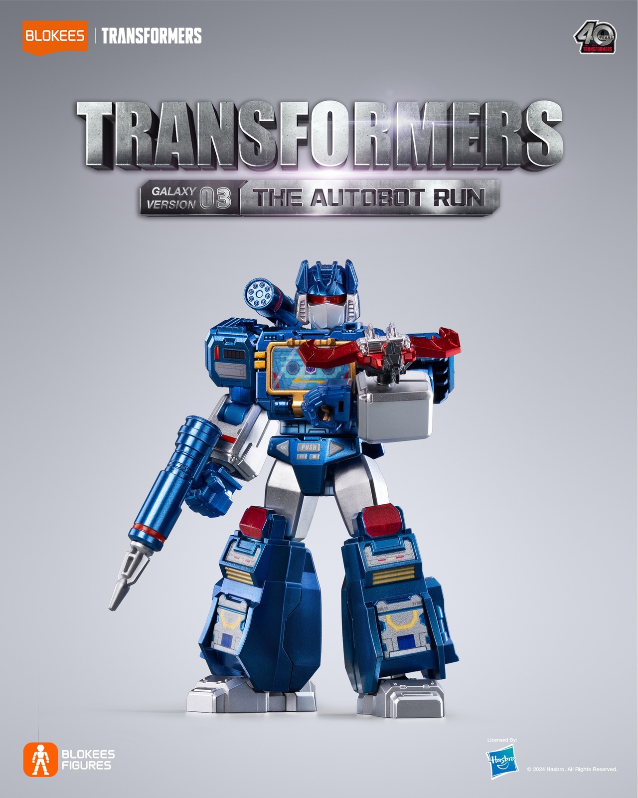 Blokees Transformers Soundwave G1 Action Figure Blind Box Model Shining Ver.2