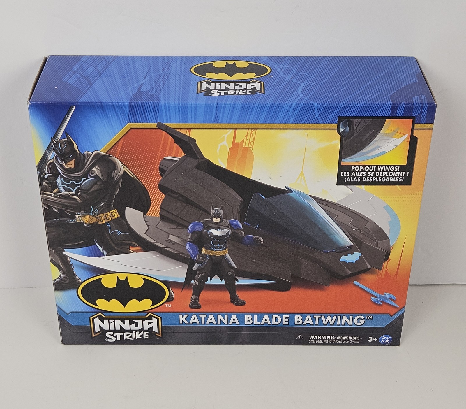 DC Comics Batman Ninja Strike Katana Blade Batwing & 6&Prime; Action Figure Toy NEW!
