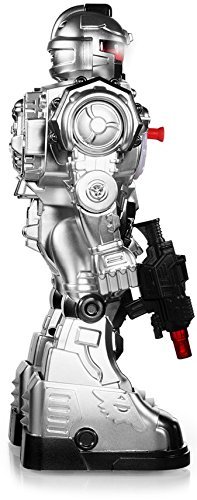 Remote Control Toy Robot Shoots Missiles Walk Dances Flashing Lights Sounds Boys