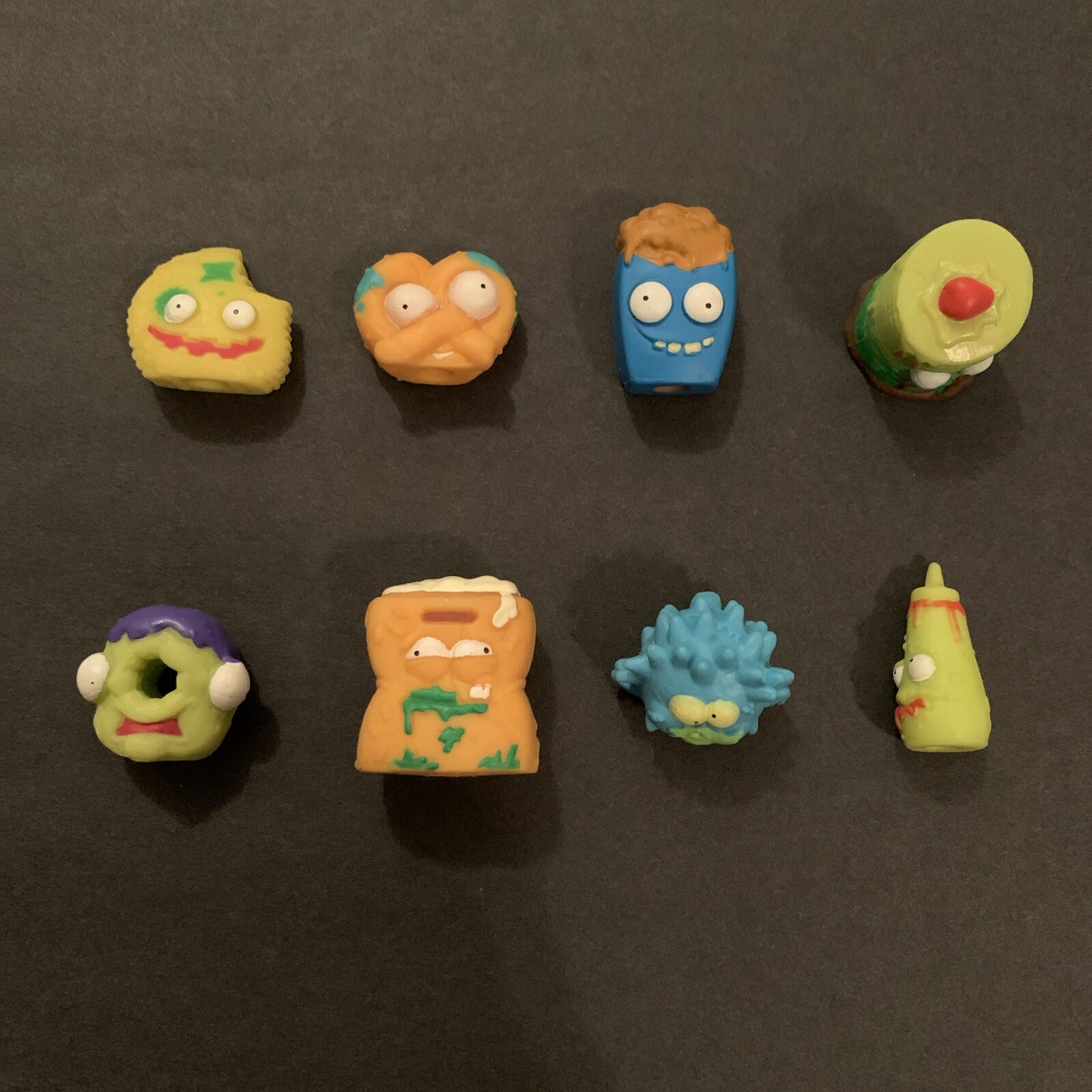 The Grossery Gang Series 1 & Series 3 Figures Set Lot Of 8 Puffer fish, Pretzel