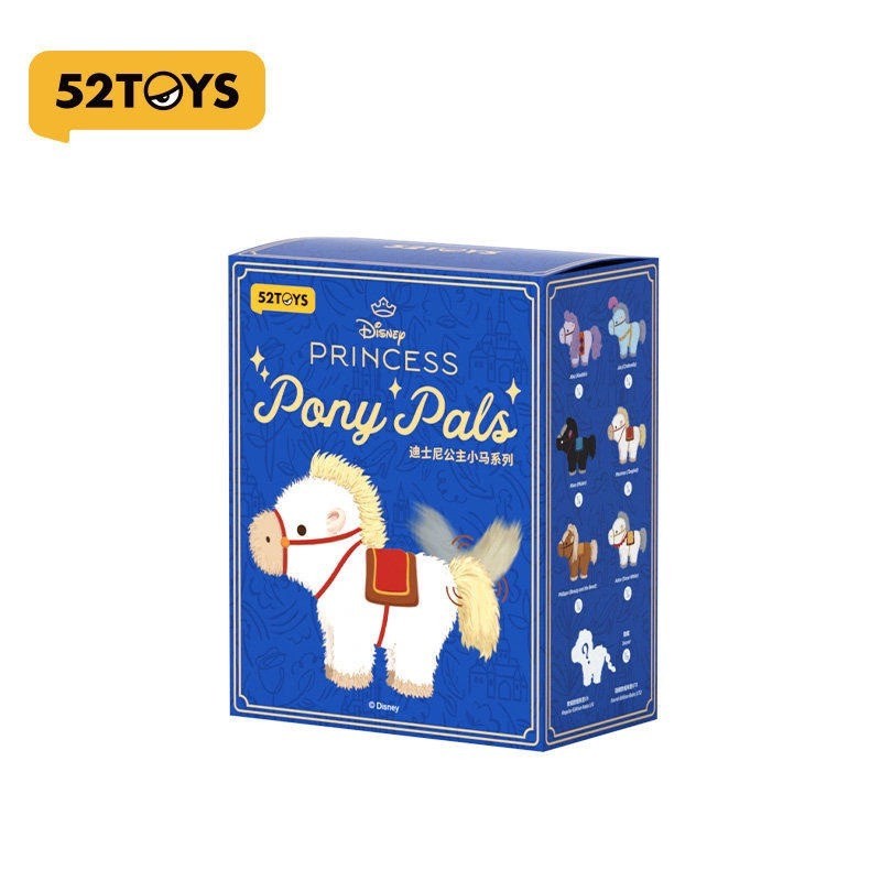 52toys Disney Princess Pony Pals Blind Box Plush Keychain Bag Charm Gift Toys