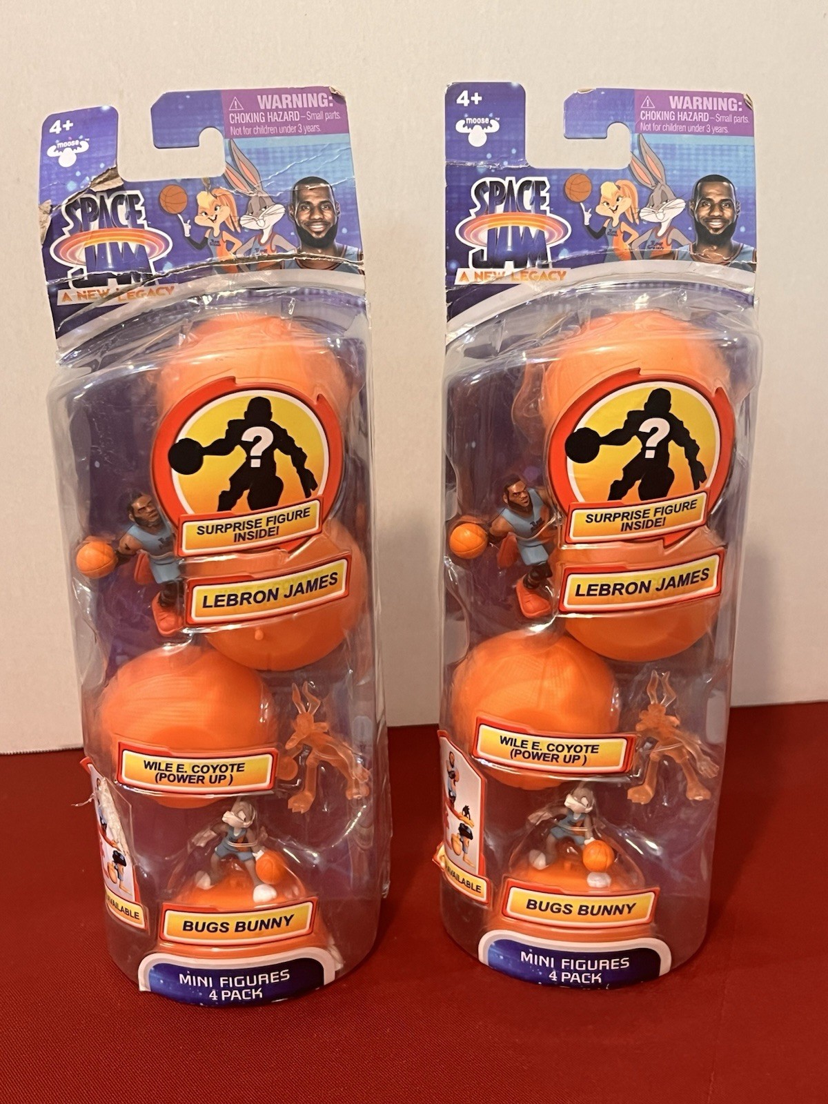 Moose Toys Space Jam: A New Legacy – 4 Pack – 2 » Lebron, Bugs Bunny (Qty. 2)