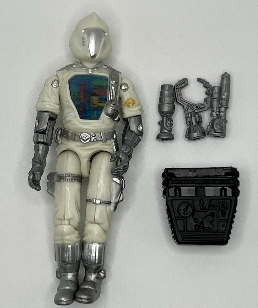 GI Joe Cobra B.A.T. Custom white G.I. Joe complete Figure 2011 By Black Major
