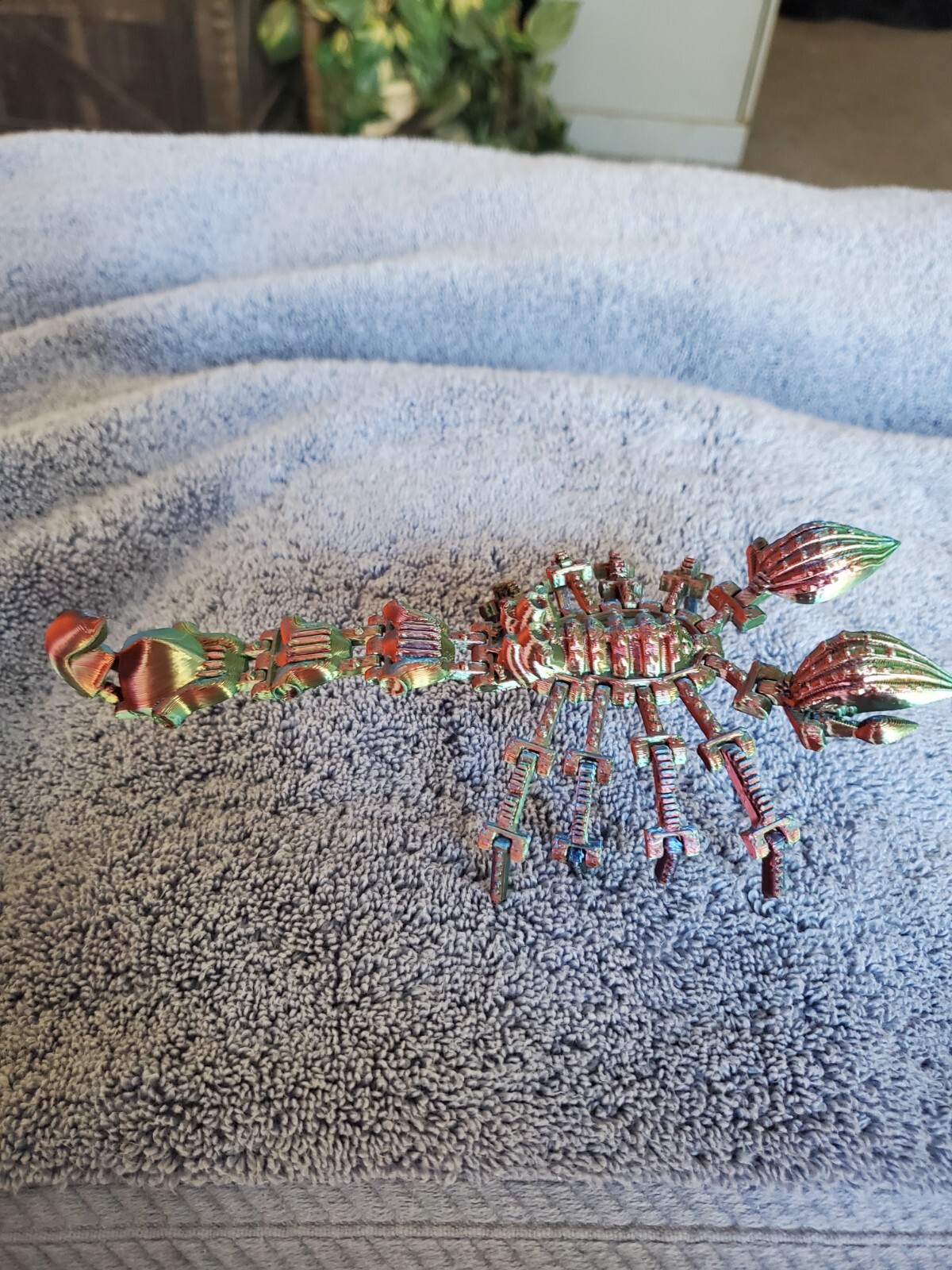 3D PPRINTED~ ARTICULATED~ PUNK SCORPION ~ 7.2 INCHES LONG