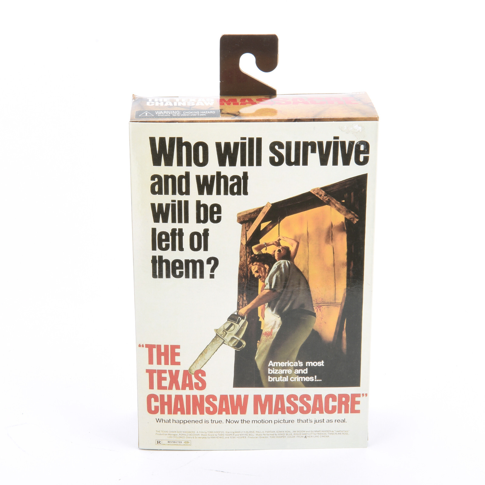 The Texas Chainsaw Massacre Leatherface 7&Prime; Action Figure Horror Moives Open Box
