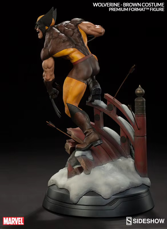 Marvel Gallery Brown Wolverine PVC Statue Diamond Select action figure New