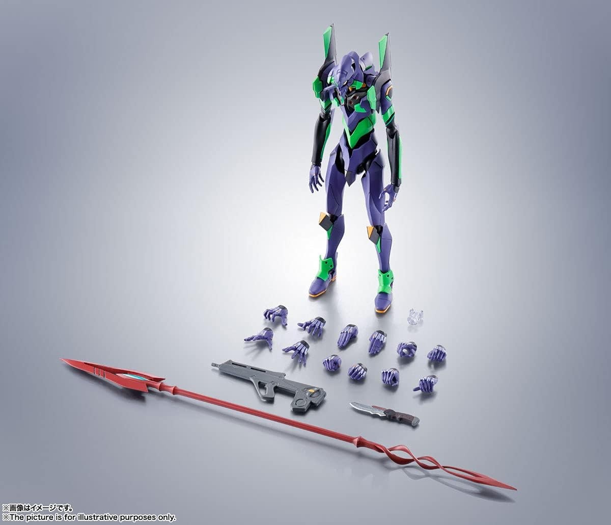 Bandai Robot Spirits Evangelion Test Type-01 EVA-01 Spear of Cassius Renewal Col