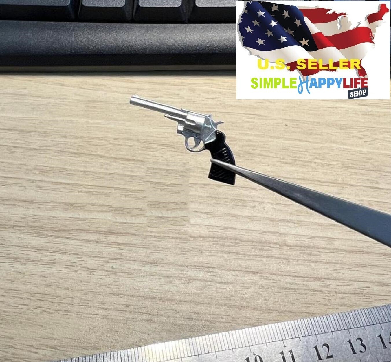 1/12 Cowboy Silver Revolver Weapon pistol For 6&Prime; FIGURE Marvel Legends SHF ❶USA❶