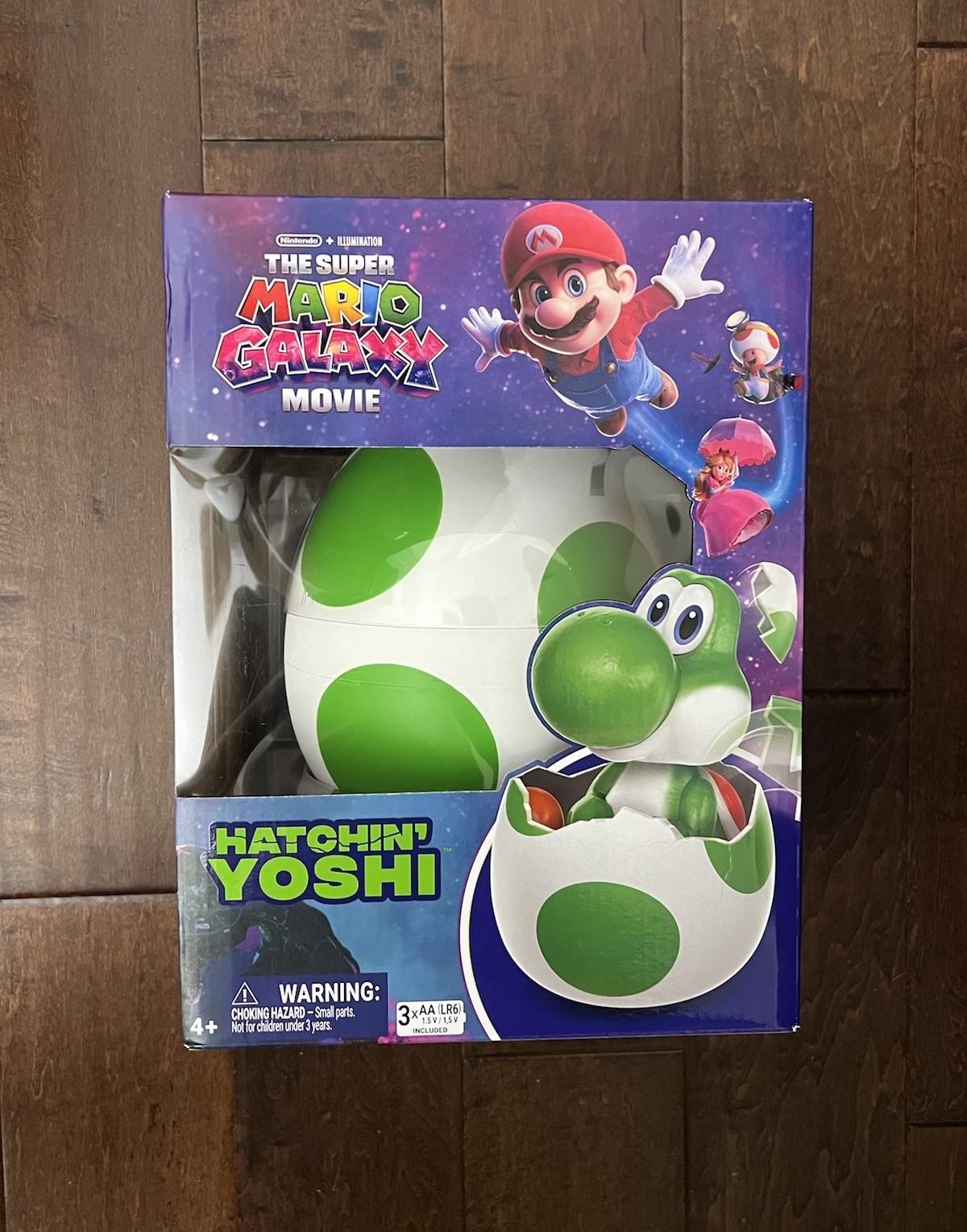 Hatchin’ Yoshi Super Mario Galaxy Movie Interactive Figure Limited New IN HAND