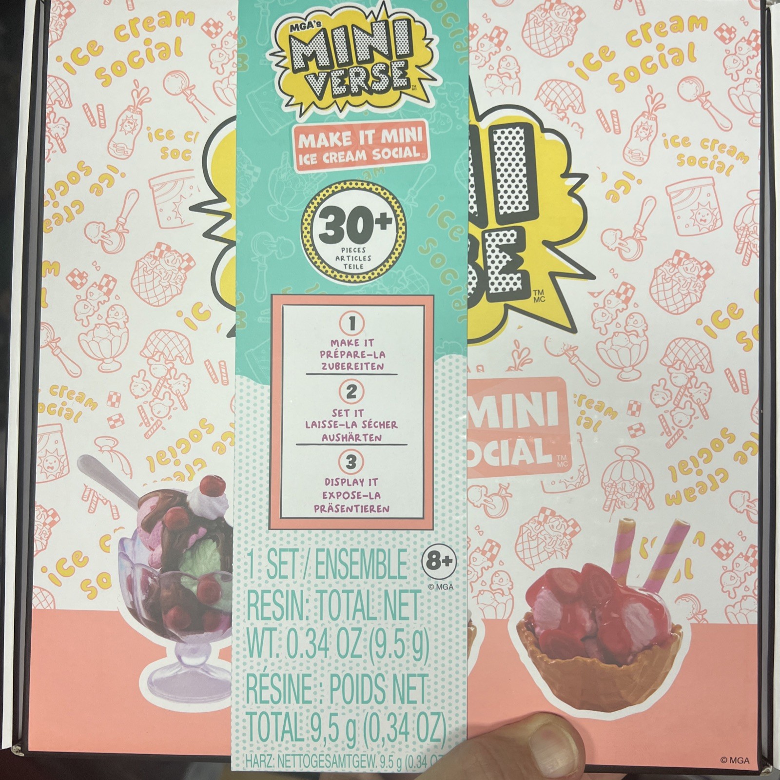 MGA&rsquo;s Miniverse Make It Mini Food/Ice Cream Social Brand – NEW NIB