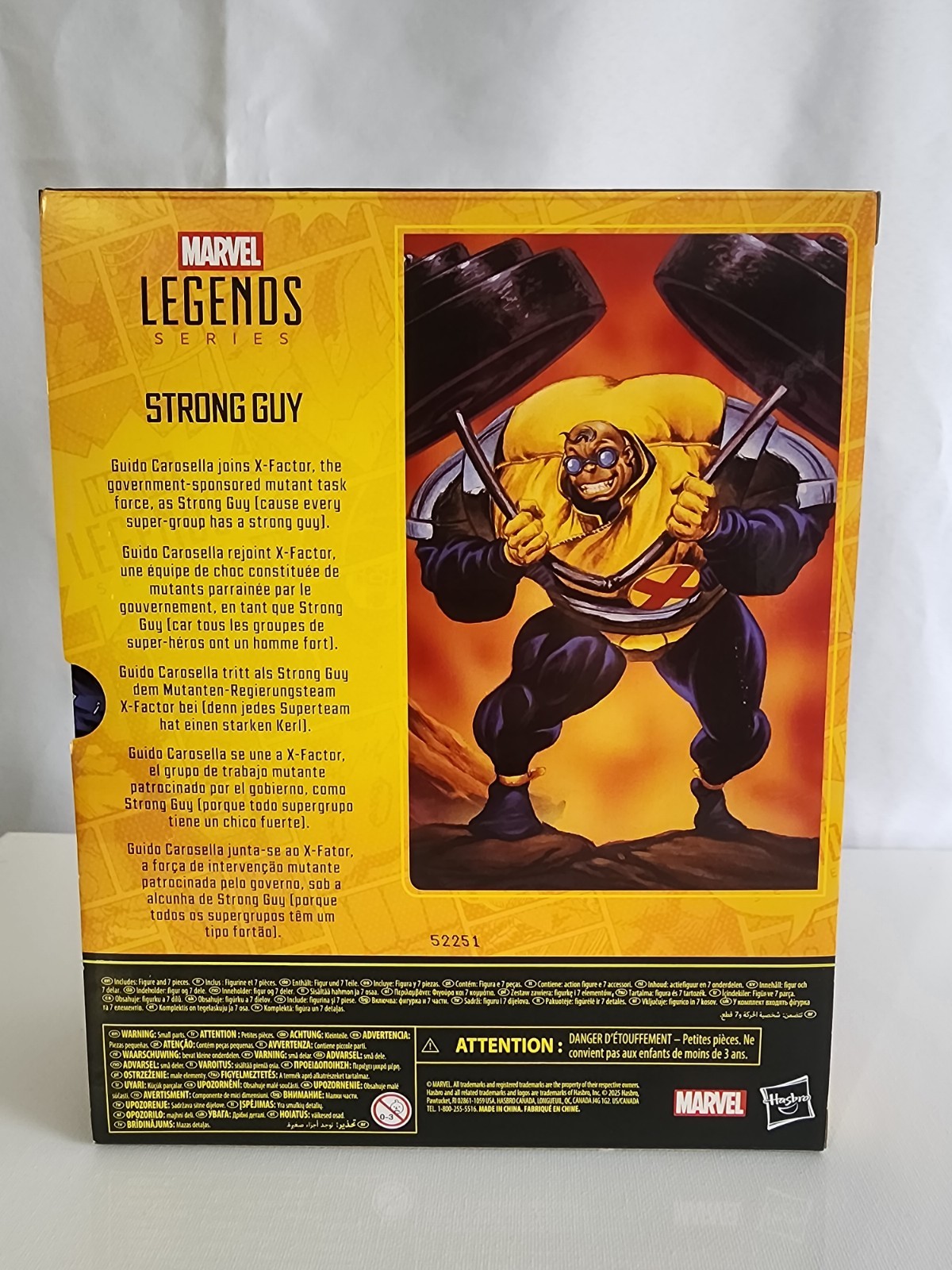 X-Factor Marvel Legends Strong Guy 6-Inch Action Figure BY HASBRO *New*