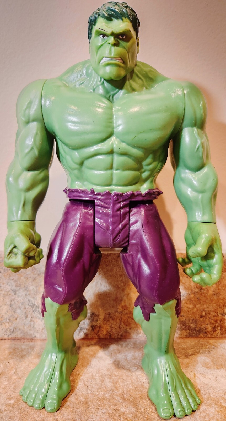 Hasbro | Marvel The Incredible Hulk Action Figure 12&Prime; Green Toy | C-3252C #A4810