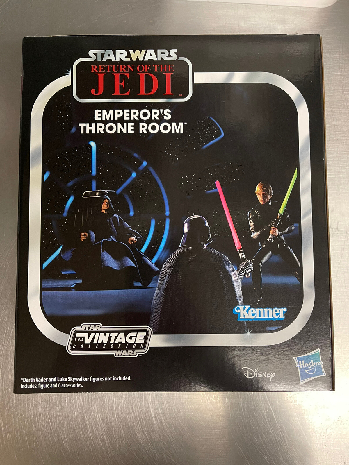 STAR WARS THE VINTAGE COLLECTION EMPEROR&rsquo;S THRONE ROOM 3.75&Prime; In Hand!