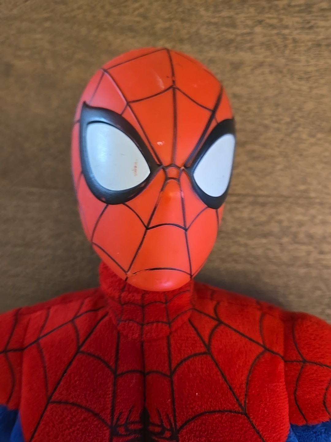 2015 Marvel Spiderman plush doll Talking Plastic Head Action Figure 20” Works