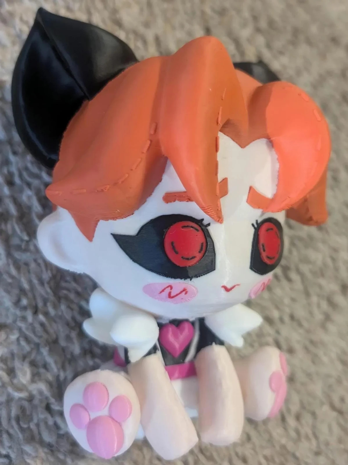 Gambit Marvel Rivals Keychain Accessory Cat Maid 3d Print