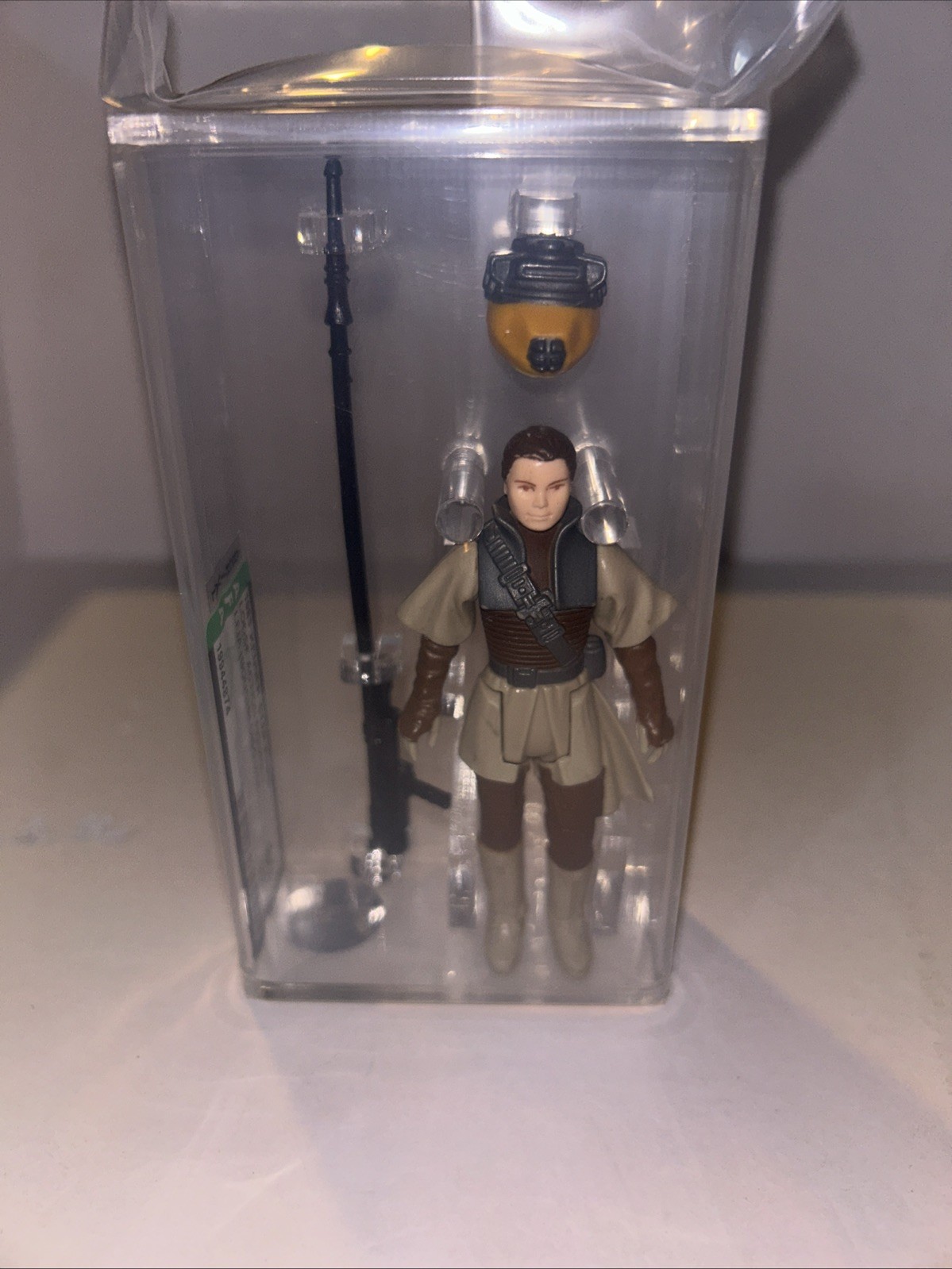 1984 Vintage Star Wars Leia Boushh Disguise HK AFA 80 NM Awesome Figure