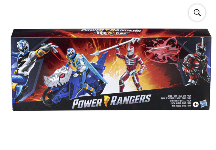 Hasbro Power Rangers Dino Fury Face-Off Pack NEW + Ships Free