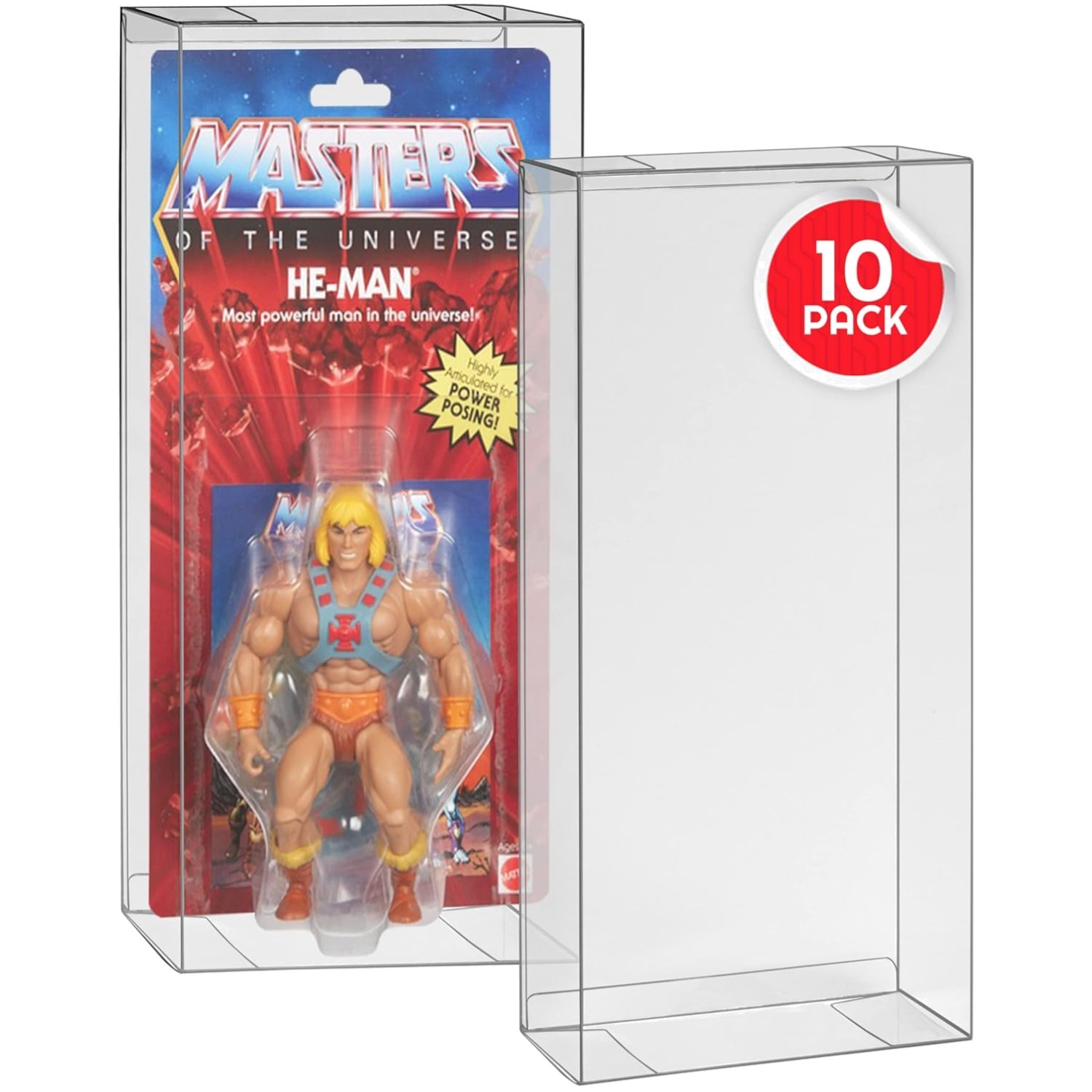 Masters of The Universe Carded Figure Protector – 10 Pack