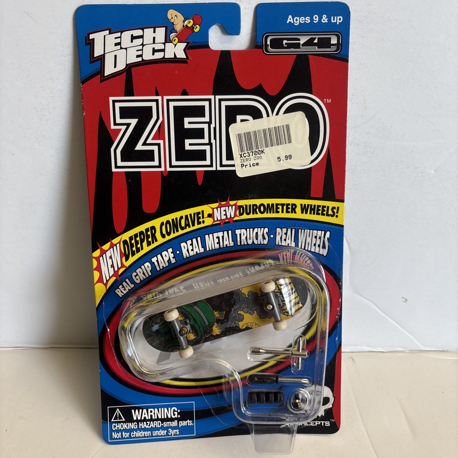 1999 Tech Deck Zero Jamie Thomas G4