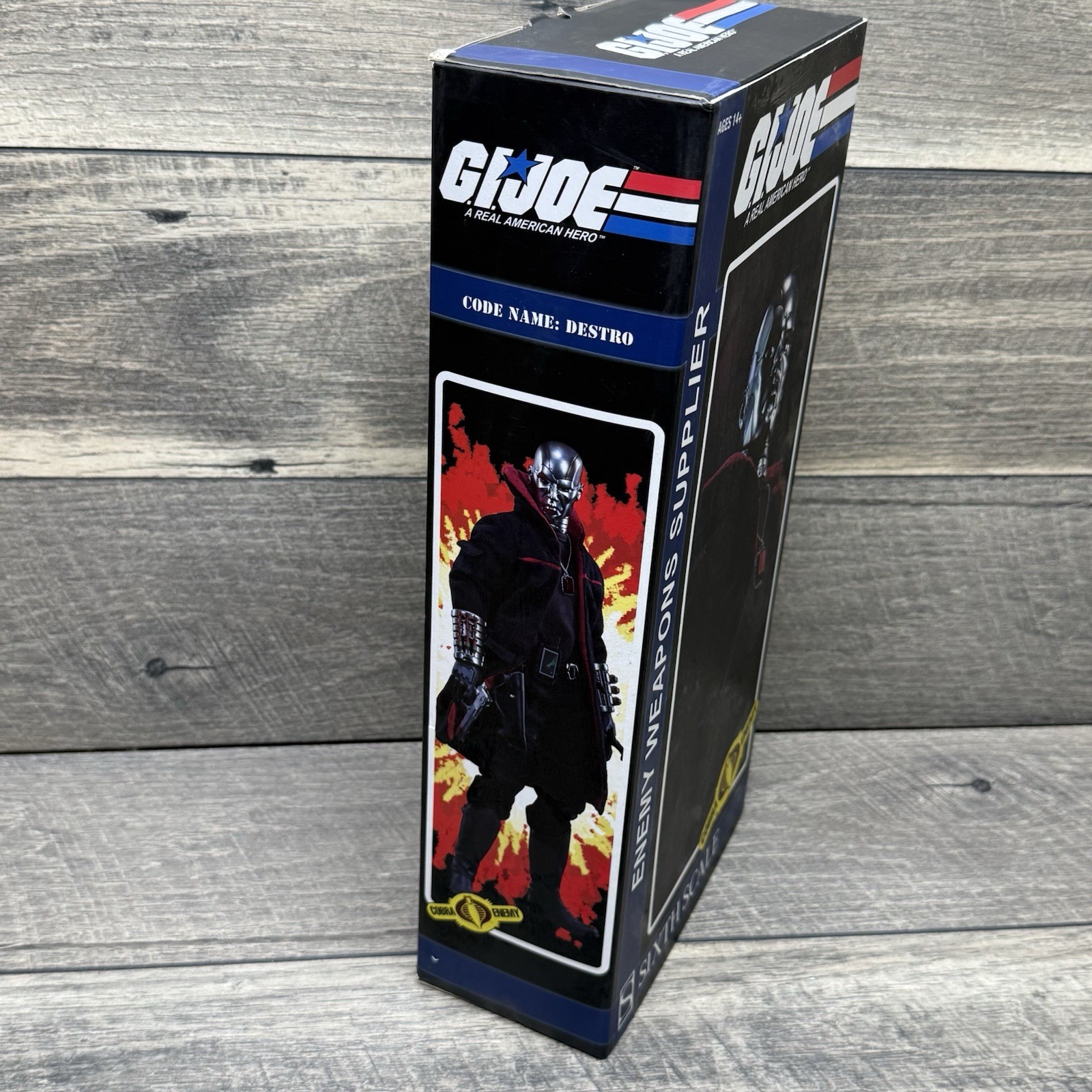 Sideshow Collectibles Destro Enemy Weapons Supplier GI Joe 1/6 Scale BOX ONLY