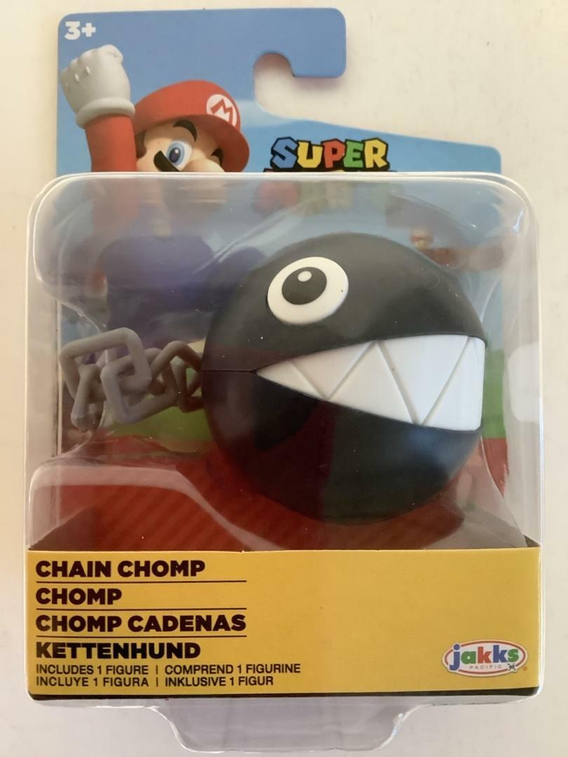 NEW Jakks Pacific World of Nintendo Super Mario 2.5&Prime; CHAIN CHOMP Mini-Figure