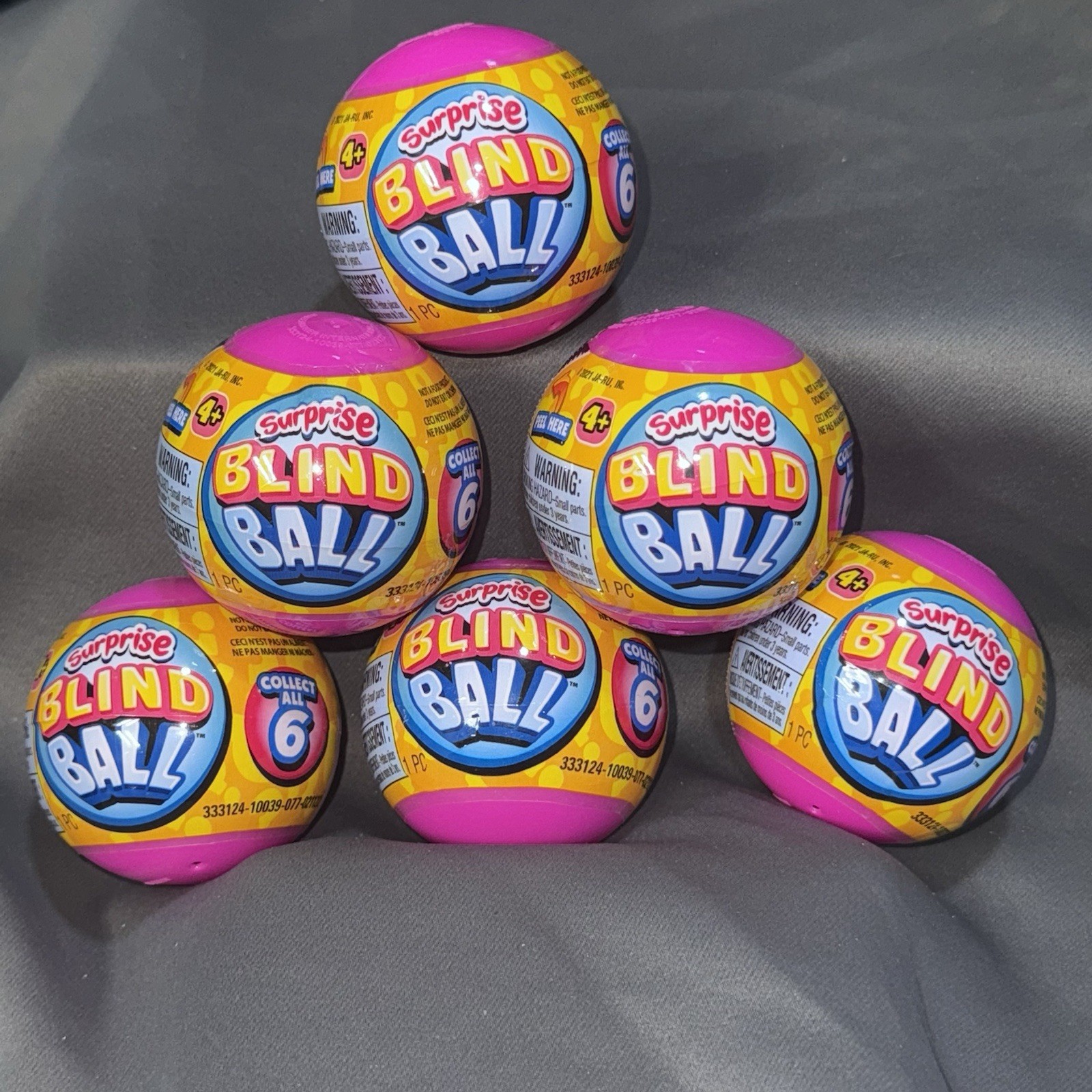 NEW Surprise Blind Balls-Mystery Pets Lot Of 6-Collect Them All Ages 4+
