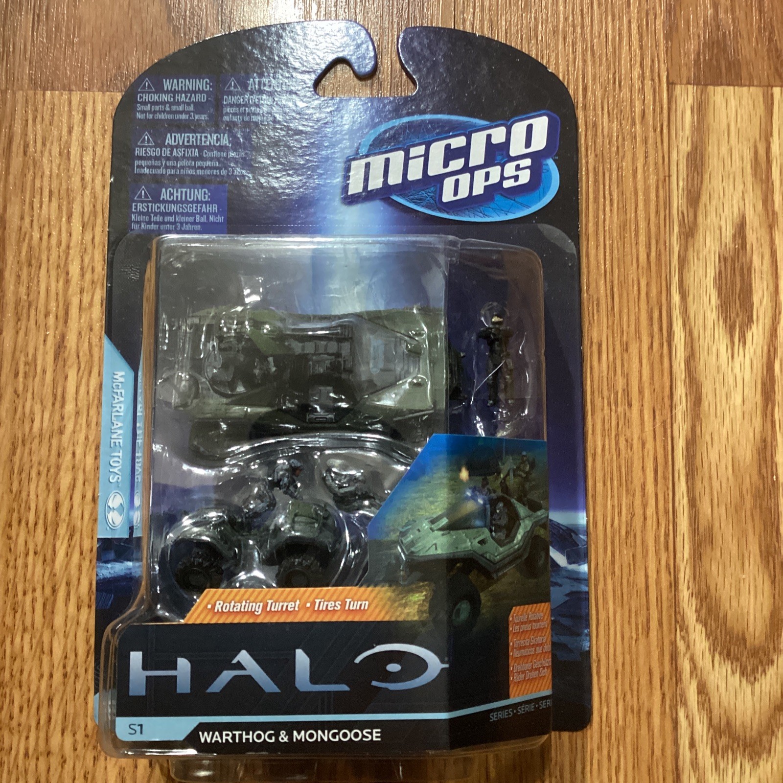 McFarlane Toys Halo Micro Ops Series 1 Warthog & Mongoose Small Mini Figure
