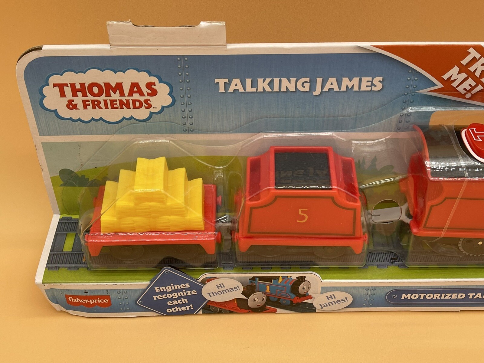 Thomas and Friends Trackmaster Talking James Motorized Engine Train New