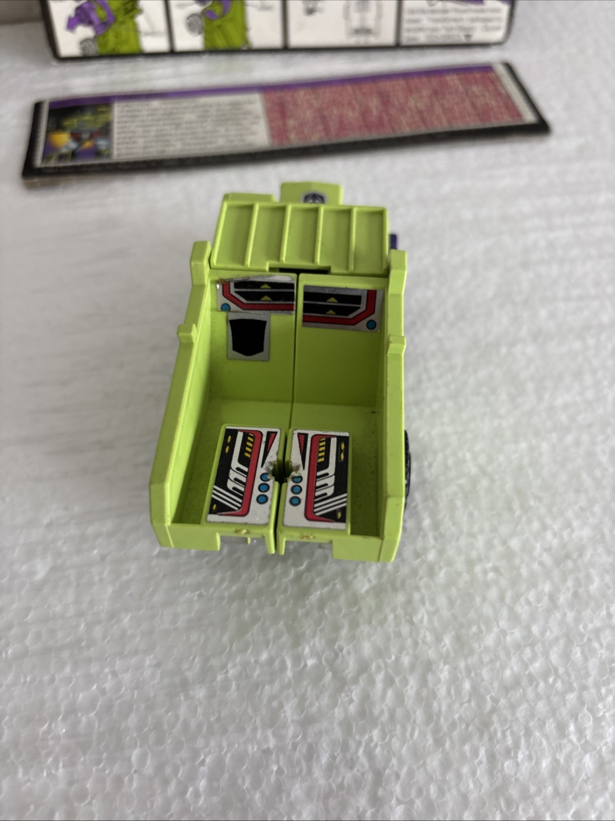 Vtg G1 Transformers Long Haul (Constructicon) Complete w/ Instructions & Card