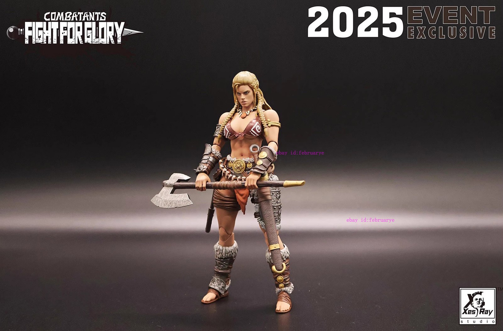 Xesray Studio 1/12 Fight for Glory Combatants Exclusive Gold Hildr Action Figure