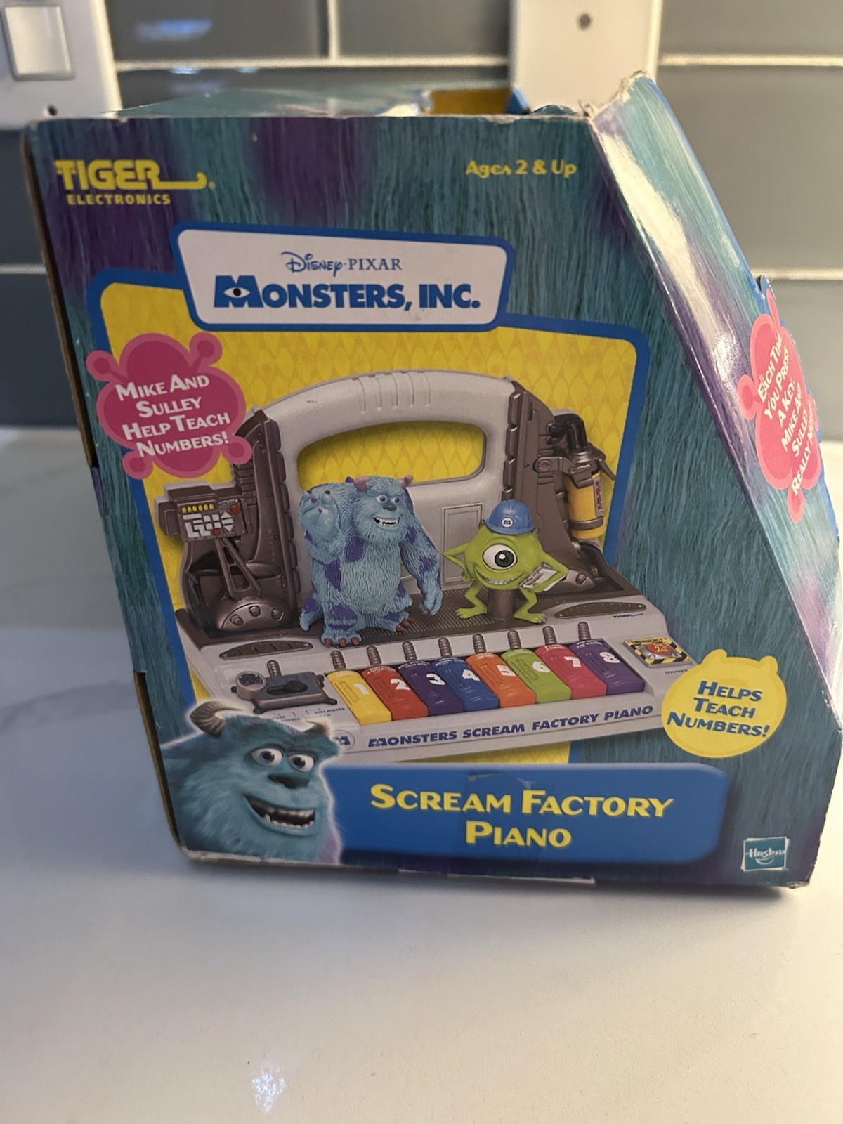 Rare Tiger Electronics Hasbro Monsters Inc Scream Machine Piano Toy NIB