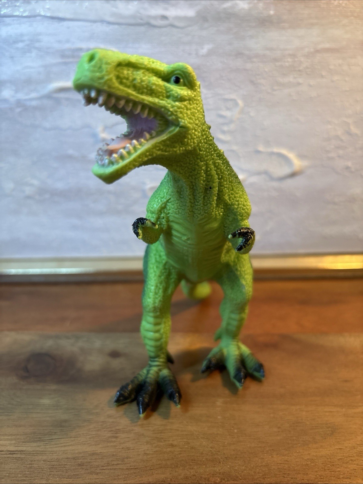 2006 5&Prime; ToyMajor Green/Yellow T-REX /Tyranosaurus Rex Dinosaur