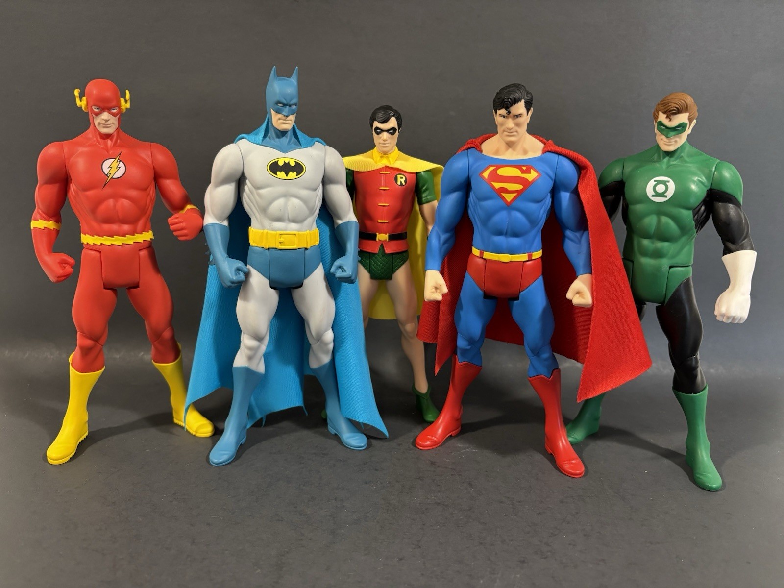 DC KOTOBUKIYA SUPER POWERS STATUE 1:10 SCALE LOT SUPERMAN BATMAN ROBIN FLASH