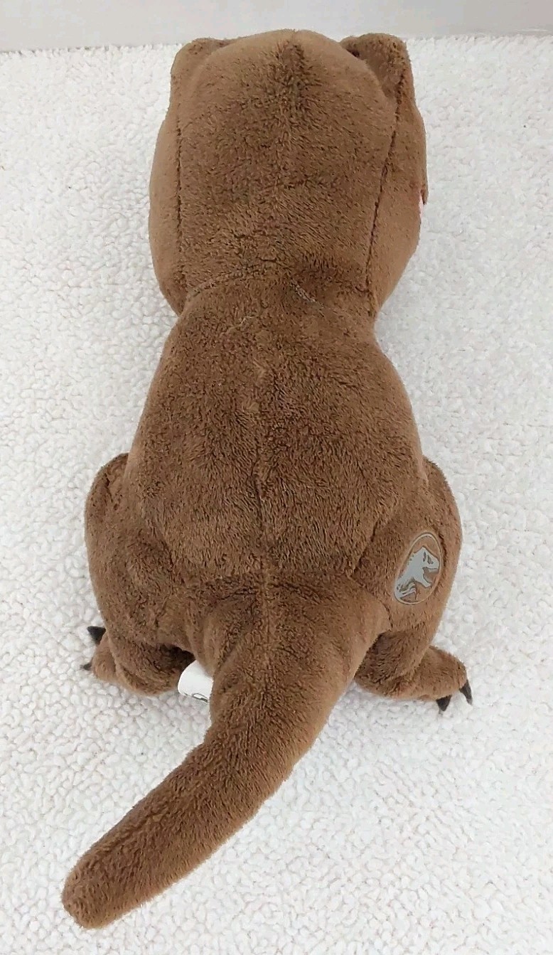 Universal Studios Jurassic World Brown T-Rex Dinosaur Buddy 9” Plush Stuffed